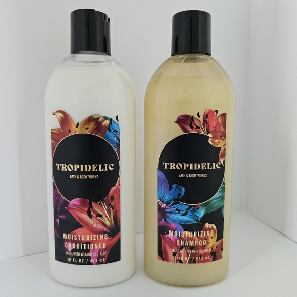 Bath & Body Works Shampoo & Conditioner Set Tropidelic Tropical Floral NWT - Picture 2 of 4